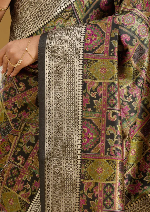 Black_Zariwork_Silver_Art_Silk_Silk_Saree