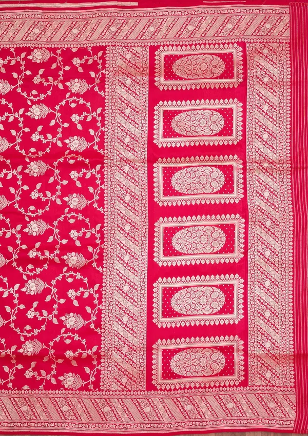 Rani_Pink_Zariwork_Gold_Silk_Silk_Saree