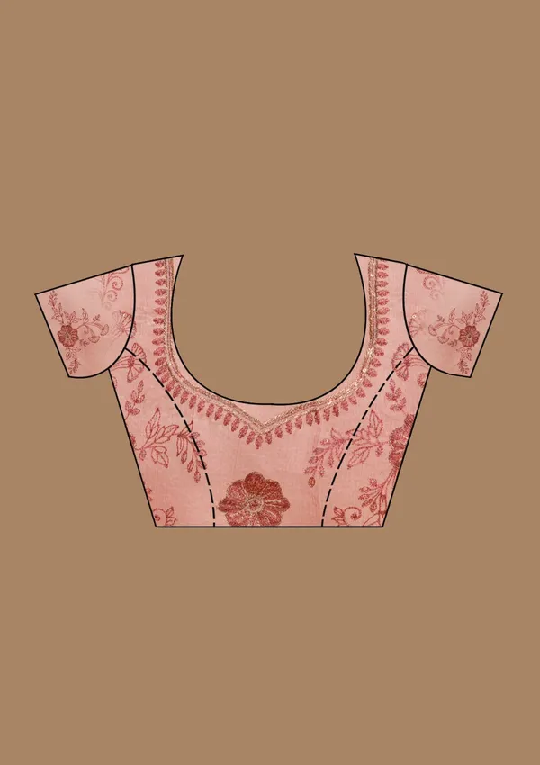 Rust_Threadwork_Tissue_Saree