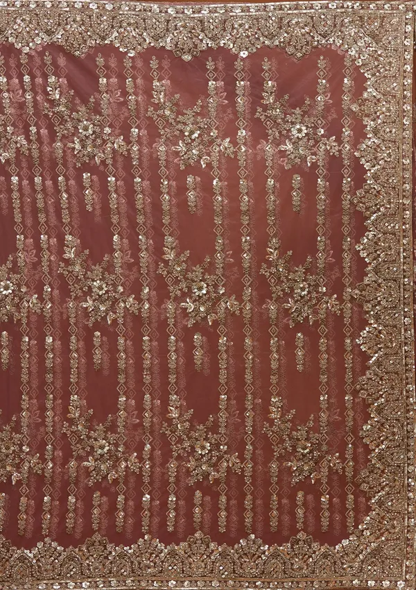 Onion_Pink_Cording_Net_Saree