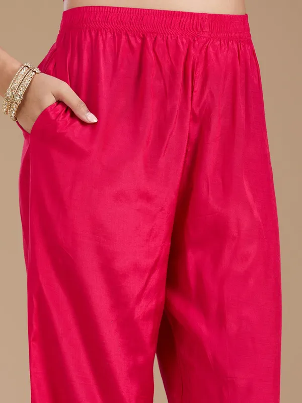 Rani_Pink_Sequins_Soft_Raw_Silk_Readymade_Salwar_Suit