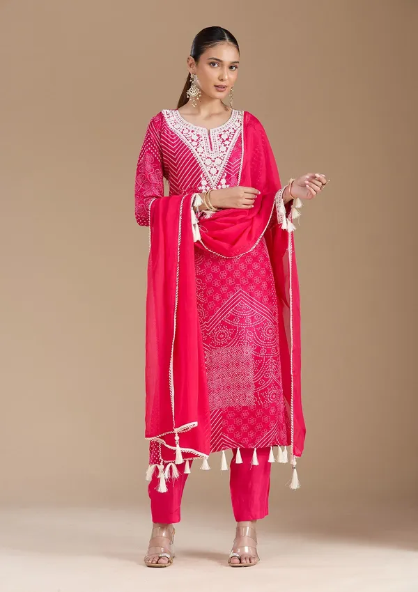 Rani_Pink_Threadwork_Crepe_Readymade_Salwar_Suit