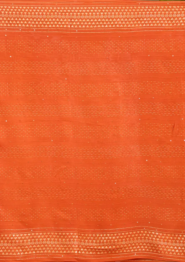 Rust_Cutdana_Chanderi_Readymade_Salwar_Suit