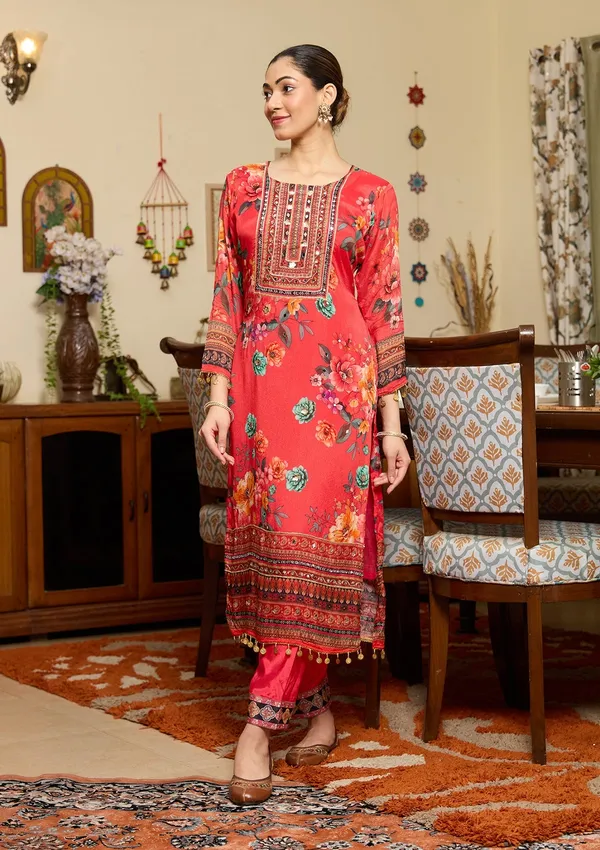Red_Mirrorwork_Crepe_Readymade_Salwar_Suit