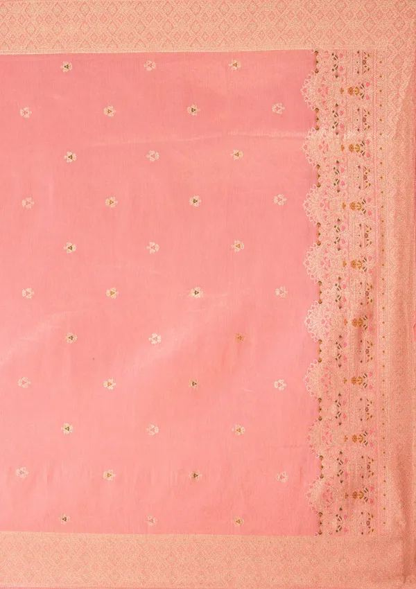 Beige_No_Work_Plain_Brocade_Readymade_Salwar_Suit