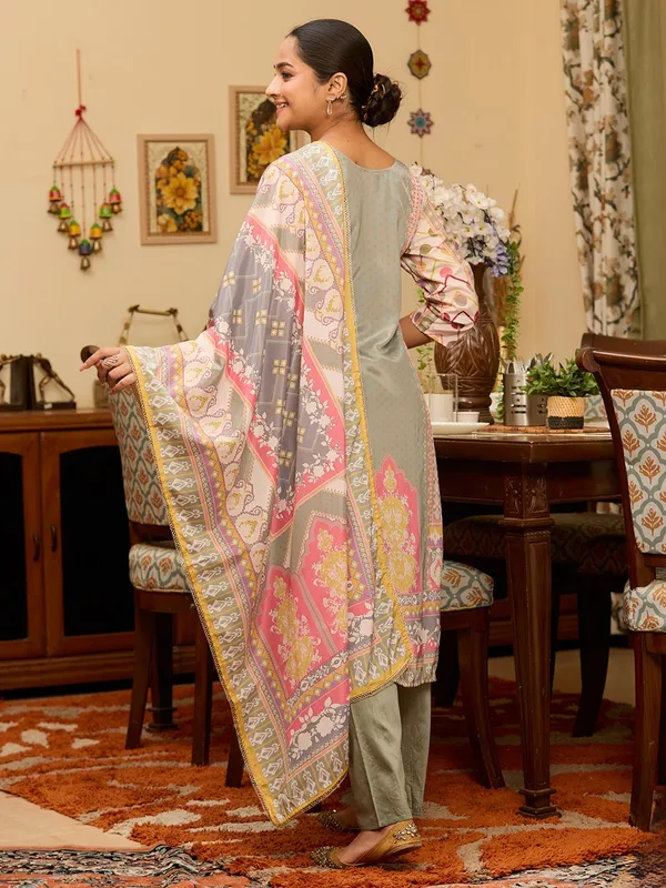 Pista_Green_Stonework_Tissue_Readymade_Salwar_Suit