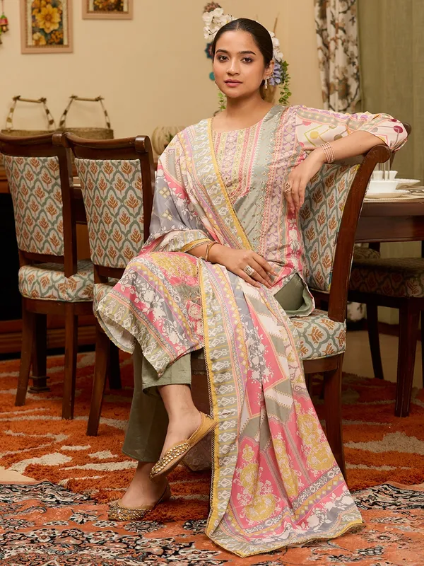 Pista_Green_Stonework_Tissue_Readymade_Salwar_Suit