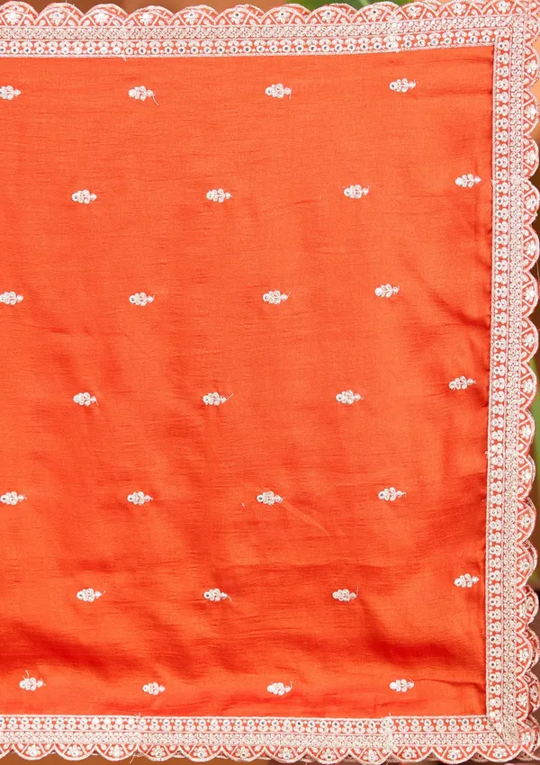 Rust_Zariwork_Gold_Soft_Raw_Silk_Readymade_Salwar_Suit