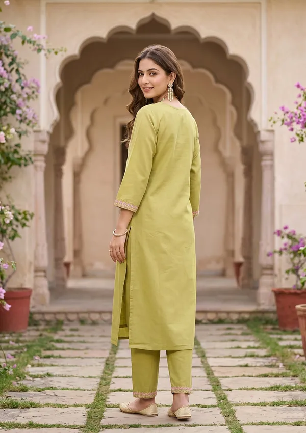 Pista_Green_Threadwork_Soft_Raw_Silk_Readymade_Salwar_Suit