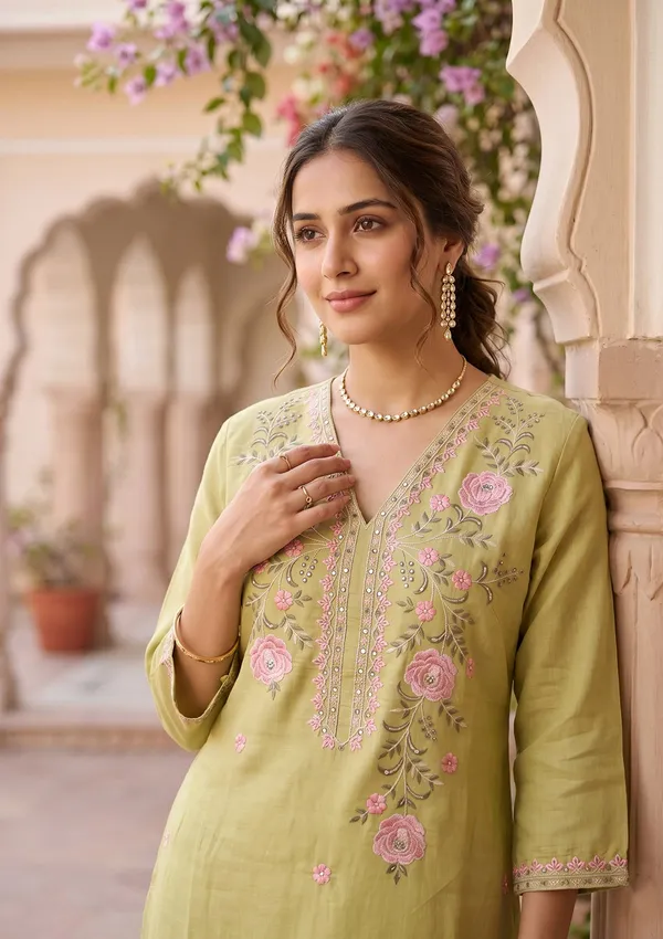 Pista_Green_Threadwork_Soft_Raw_Silk_Readymade_Salwar_Suit