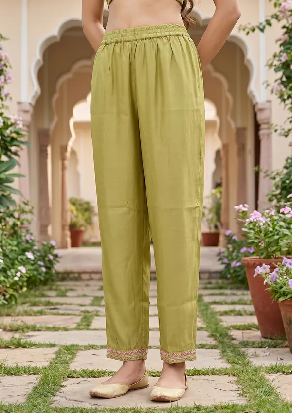 Pista_Green_Threadwork_Soft_Raw_Silk_Readymade_Salwar_Suit