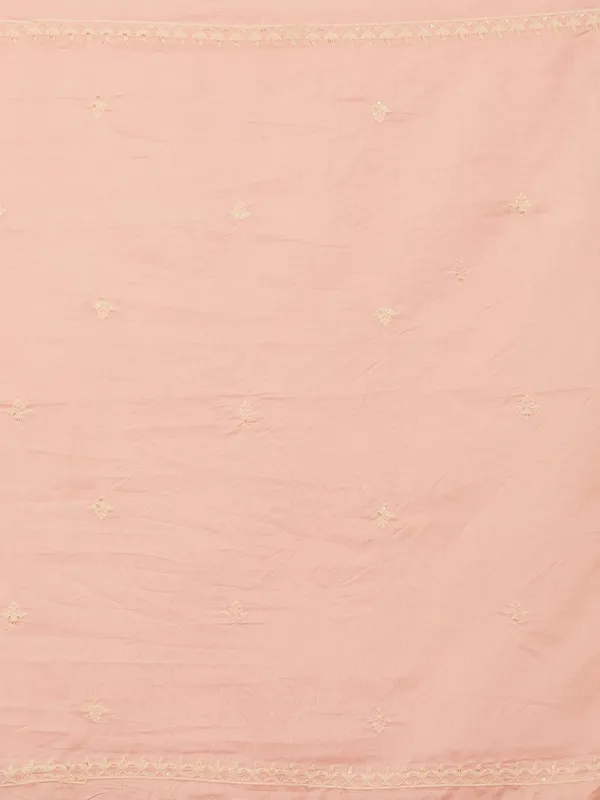 Peach_Threadwork_Chanderi_Readymade_Salwar_Suit