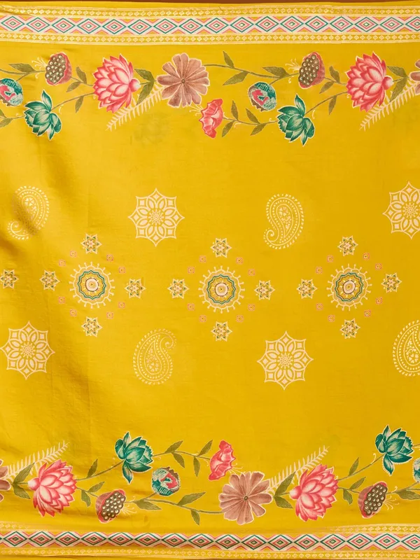 Mustard_Yellow_Threadwork_Soft_Raw_Silk_Readymade_Salwar_Suit