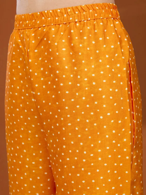 Mustard_Yellow_Cording_Raw_Silk_Readymade_Salwar_Suit