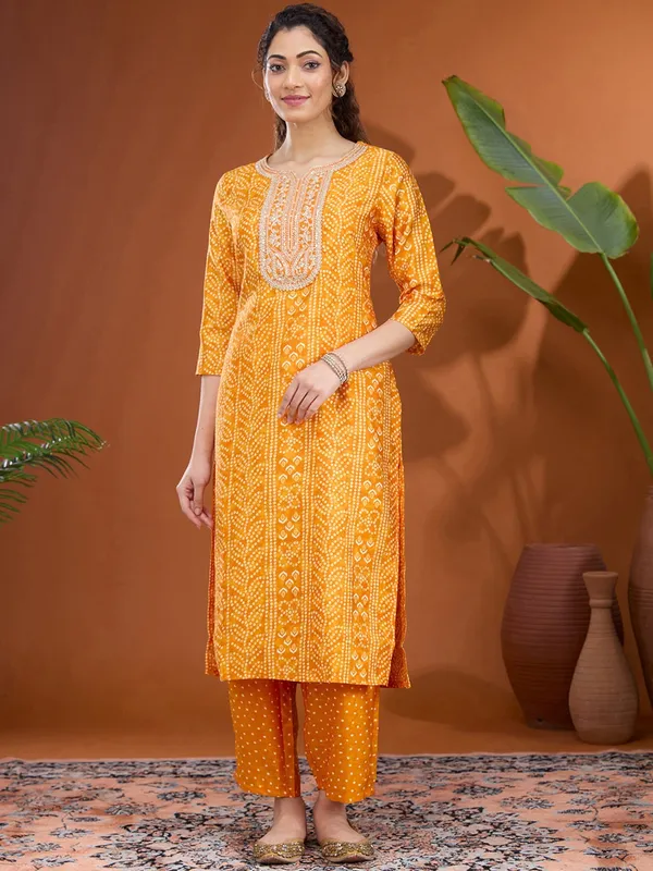 Mustard_Yellow_Cording_Raw_Silk_Readymade_Salwar_Suit