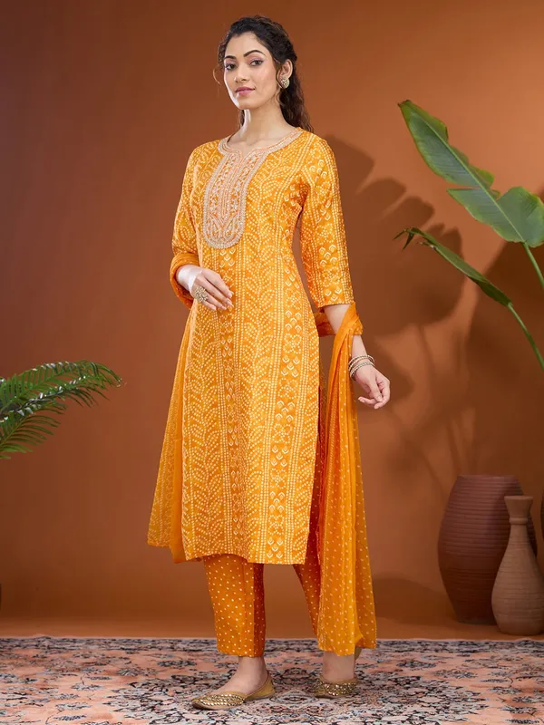 Mustard_Yellow_Cording_Raw_Silk_Readymade_Salwar_Suit