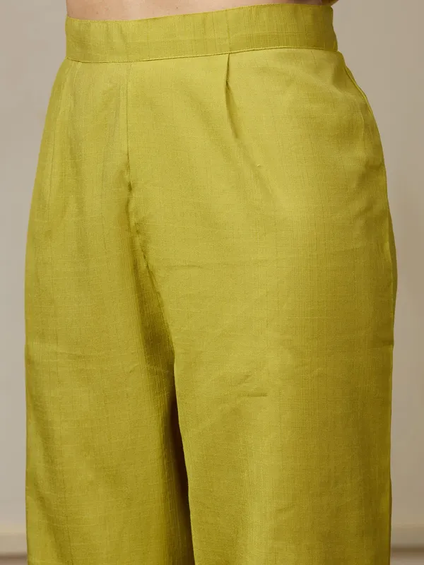 Pista_Green_Cording_Soft_Raw_Silk_Readymade_Salwar_Suit