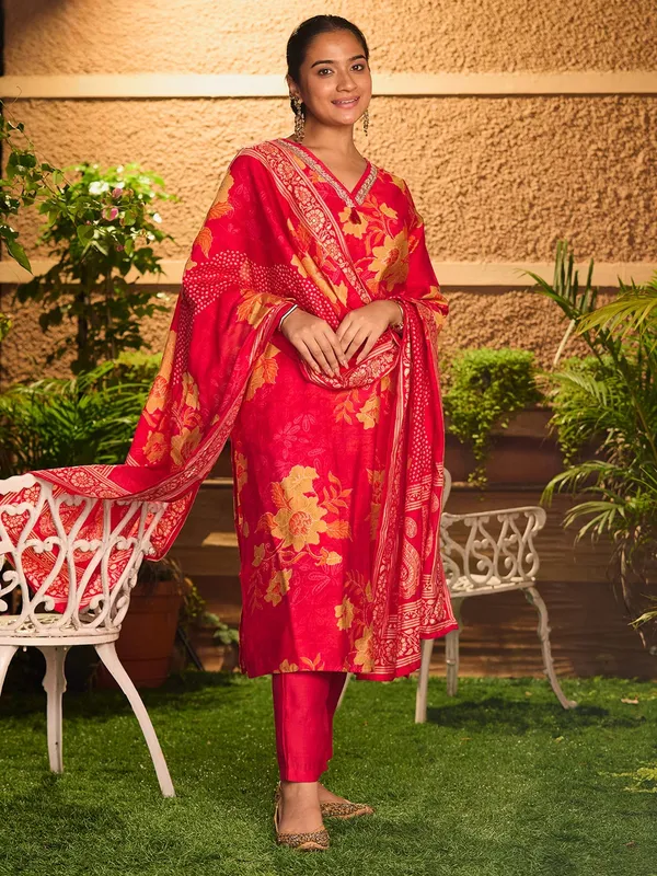 Rani_Pink_Cording_Soft_Raw_Silk_Readymade_Salwar_Suit
