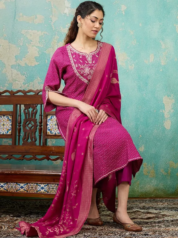 Purple_Cording_Chanderi_Readymade_Salwar_Suit
