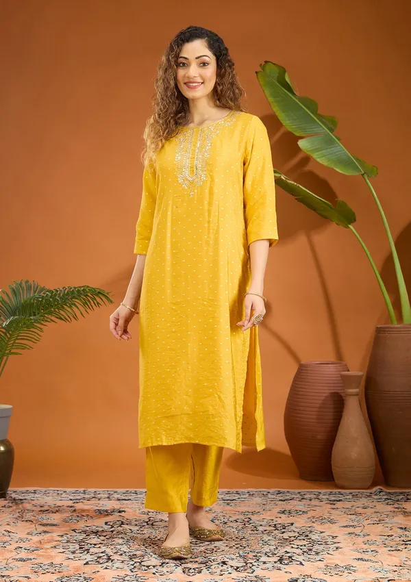 Mustard_Yellow_Cording_Chanderi_Readymade_Salwar_Suit
