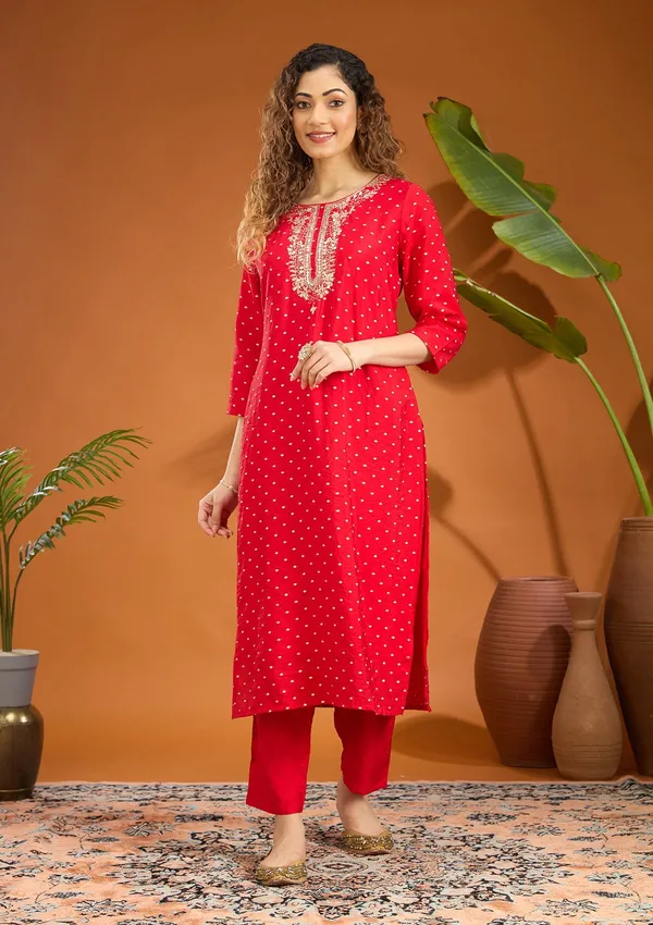 Red_Cording_Chanderi_Readymade_Salwar_Suit