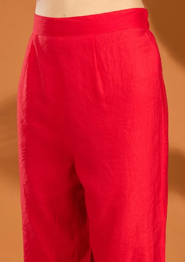 Red_Cording_Chanderi_Readymade_Salwar_Suit