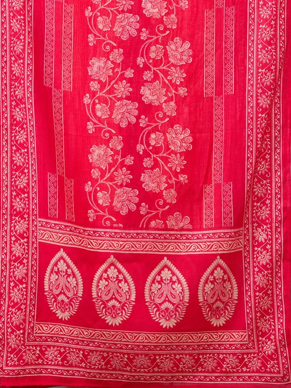 Rani_Pink_Threadwork_Chanderi_Readymade_Salwar_Suit