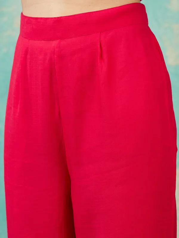 Rani_Pink_Threadwork_Chanderi_Readymade_Salwar_Suit