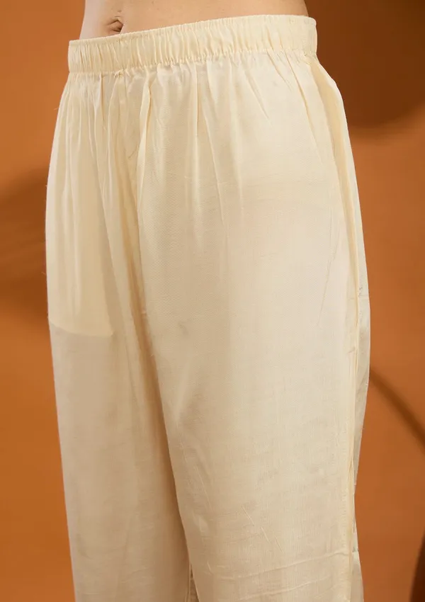 Beige_Plain_Brocade_Readymade_Salwar_Suit