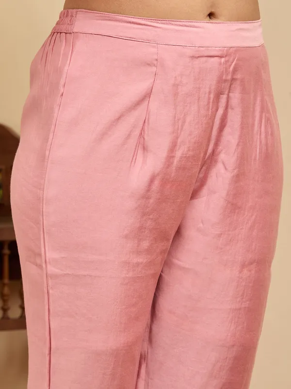 Pink_Threadwork_Chanderi_Readymade_Salwar_Suit