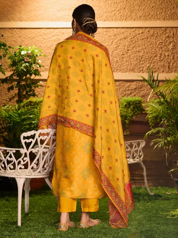 Mustard_Yellow_Sequins_Soft_Raw_Silk_Readymade_Salwar_Suit