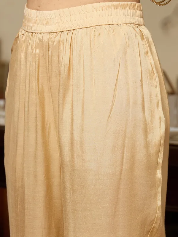 Beige_Cutdana_Tissue_Readymade_Salwar_Suit
