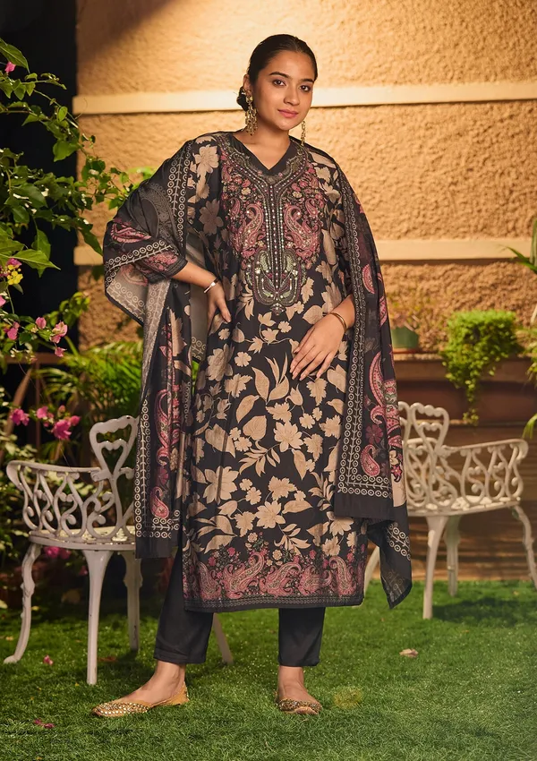 Black_Threadwork_Satin_Readymade_Salwar_Suit