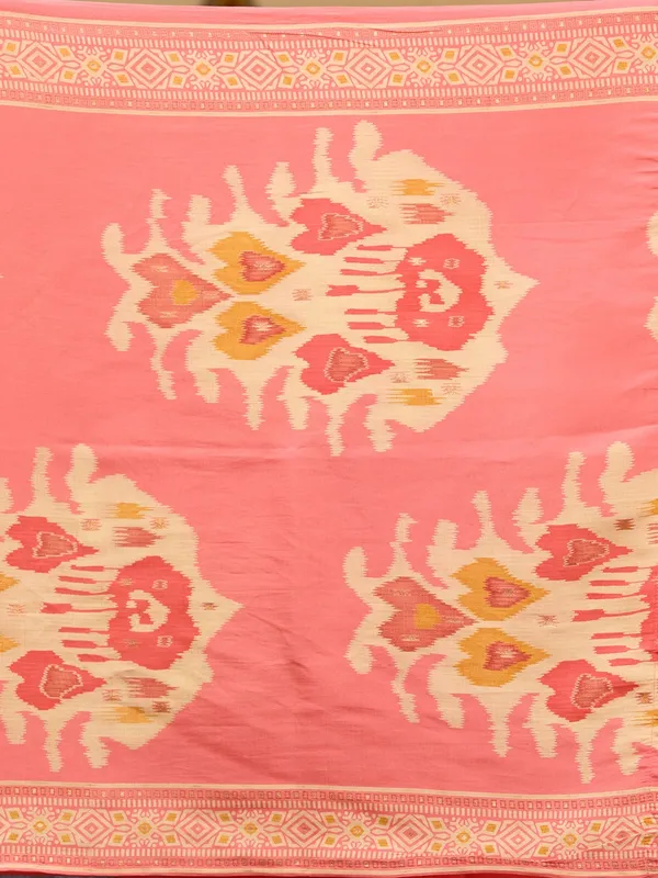 Peach_Sequins_Chanderi_Readymade_Salwar_Suit