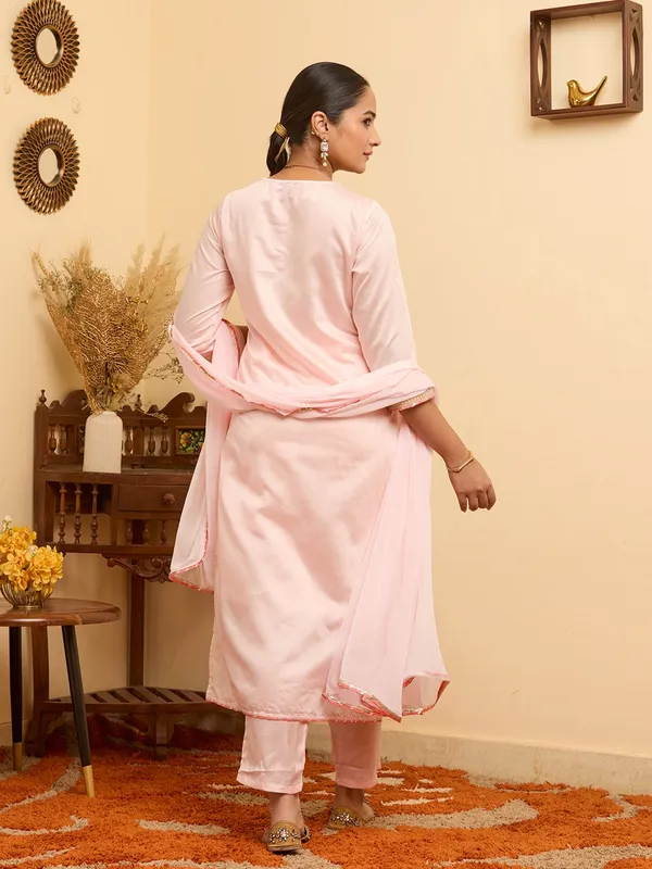 Peach_Cording_Chanderi_Readymade_Salwar_Suit