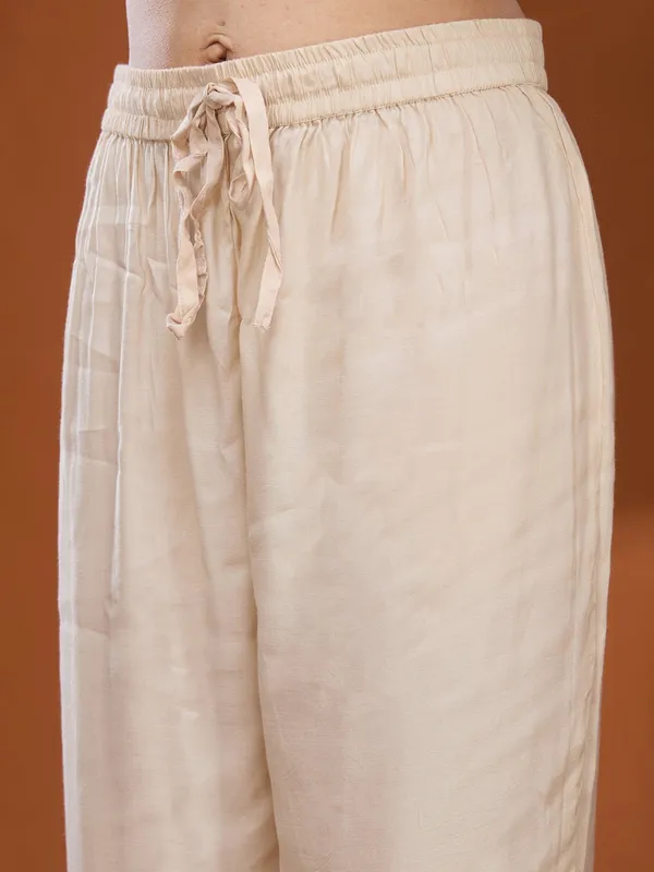 Beige_Cording_Chanderi_Readymade_Salwar_Suit