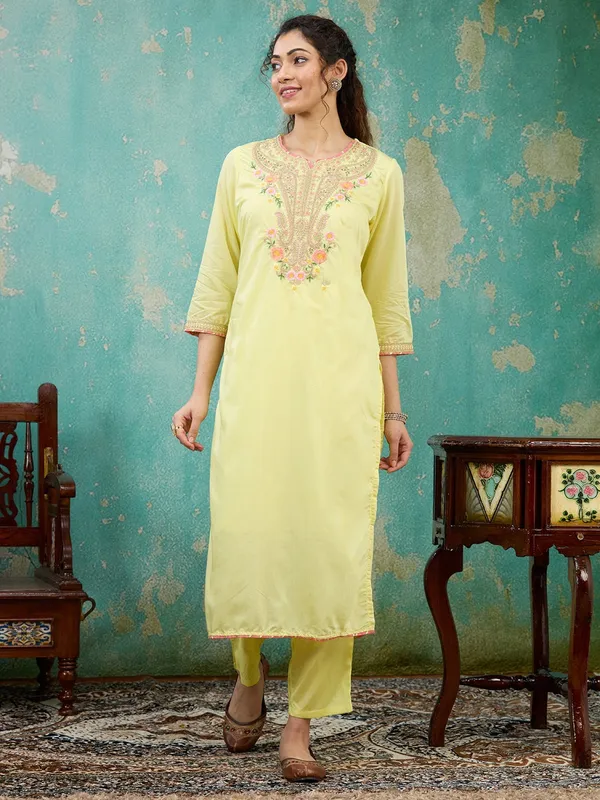 Yellow_Cording_Chanderi_Readymade_Salwar_Suit
