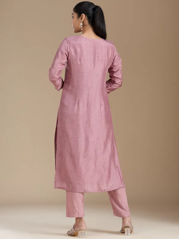 Mauve_Threadwork_Soft_Raw_Silk_Readymade_Salwar_Suit