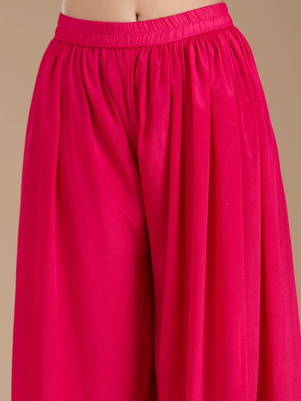 Rani_Pink_Threadwork_Soft_Raw_Silk_Readymade_Salwar_Suit