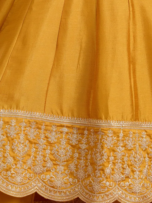 Mustard_Yellow_Zariwork_Gold_Soft_Raw_Silk_Readymade_Salwar_Suit