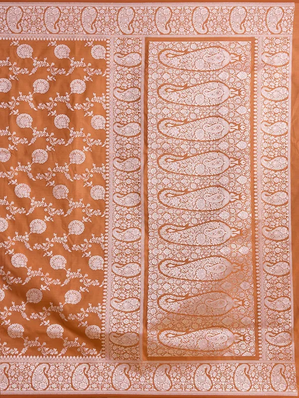 Mustard_Zariwork_Art_Silk_Silk_Saree