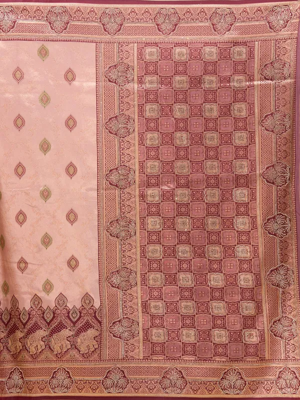 Baby_Pink_Aariwork_Art_Silk_Silk_Saree