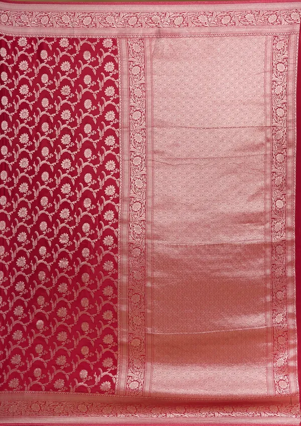 Maroon_Zariwork_Gold_Silk_Silk_Saree