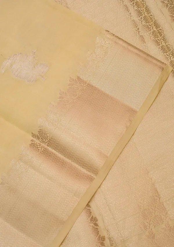 Lemon_Yellow_Zariwork_Gold_Pure_Silk_Silk_Saree