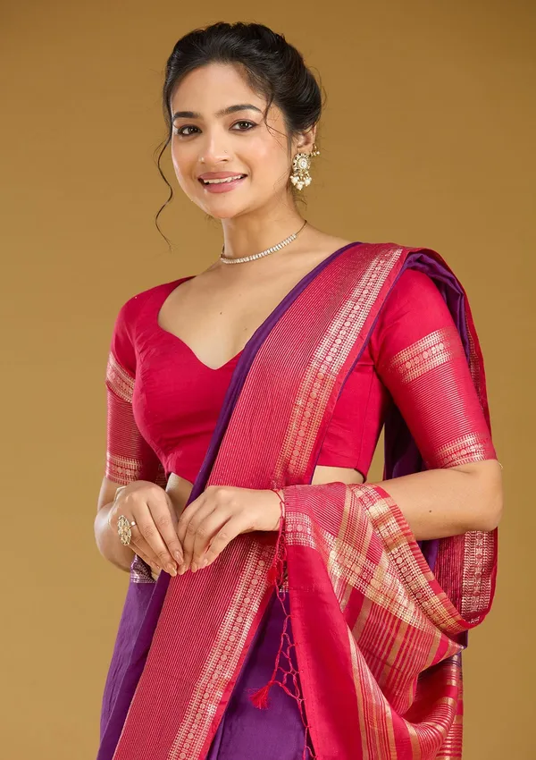 Purple_Zariwork_Gold_Art_Silk_Silk_Saree