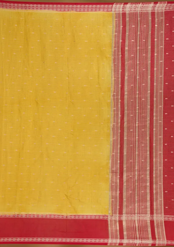 Yellow_Zariwork_Gold_Art_Silk_Silk_Saree