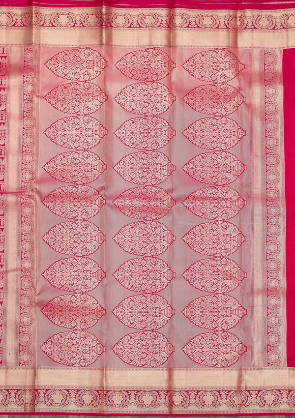 Rani_Pink_Zariwork_Gold_Pure_Silk_Silk_Saree