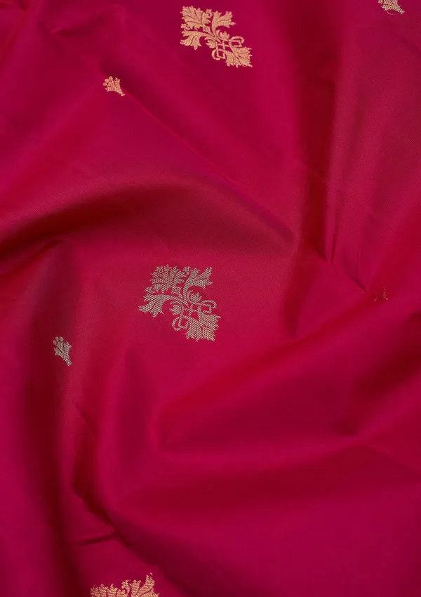 Magenta_Pink_Zariwork_Gold_Silk_Silk_Saree