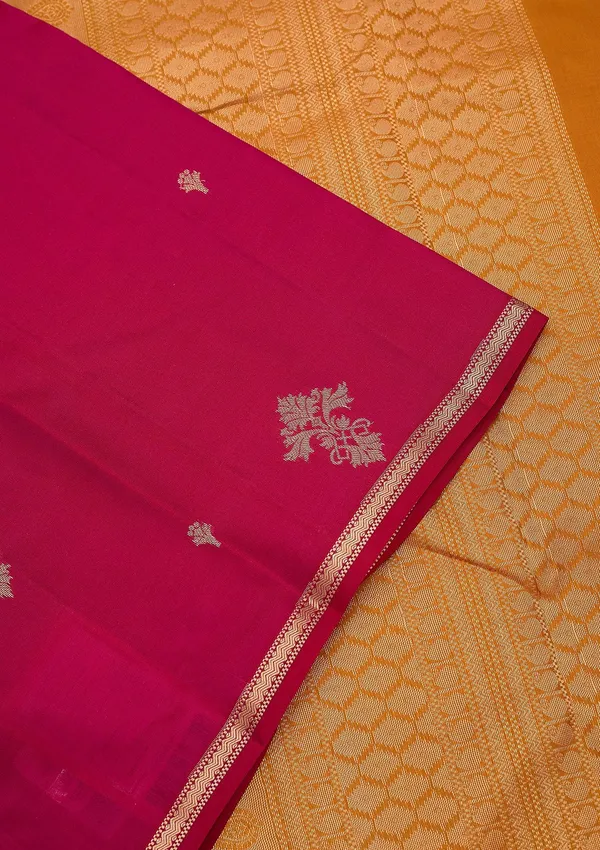 Magenta_Pink_Zariwork_Gold_Silk_Silk_Saree