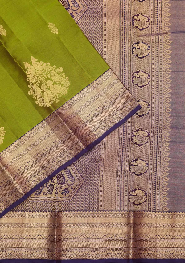 Mehendi_Zariwork_Gold_Silk_Silk_Saree